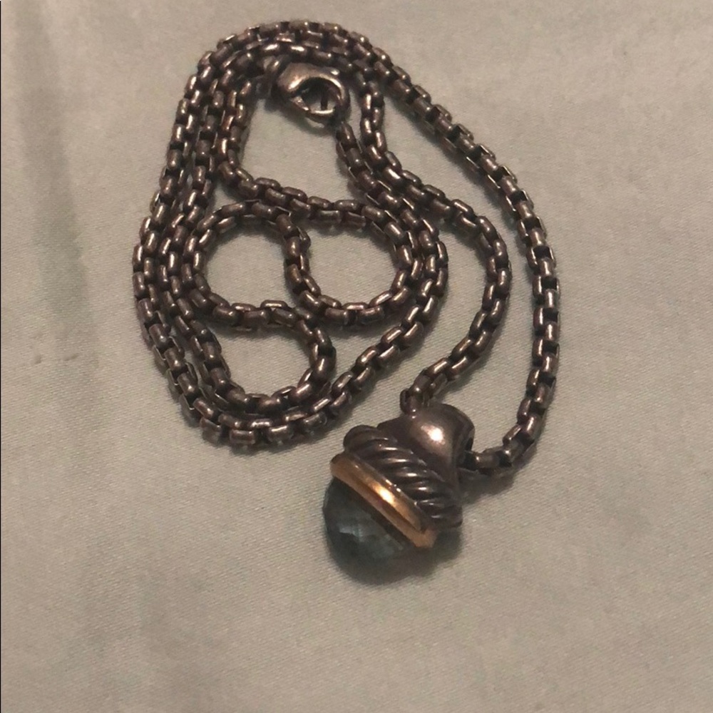 David Yurman acorn necklace